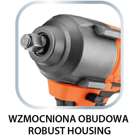 Bezkartáčový rázový kľúč 18 V, 850 Nm, ½", Energy+, bez batérie od NEO TOOLS nájdeš na naravis.sk