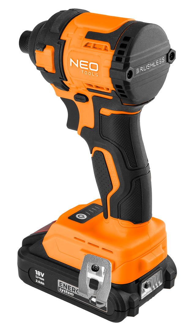 Bezkartáčový rázový uťahovák 18V, 300Nm, šesťhran ¼", kompaktný, Energy+, bez batérie od NEO TOOLS nájdeš na naravis.sk