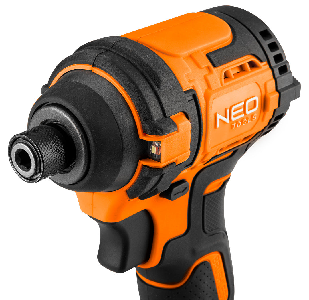 Bezkartáčový rázový uťahovák 18V, 300Nm, šesťhran ¼", kompaktný, Energy+, bez batérie od NEO TOOLS nájdeš na naravis.sk