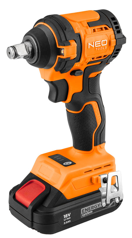 Bezkartáčový rázový kľúč 18 V, 350 Nm, ½", kompaktný, Energy+, bez batérie od NEO TOOLS nájdeš na naravis.sk