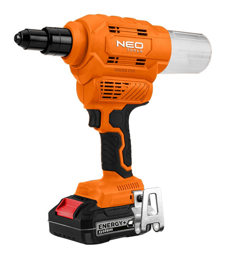 Nitovačka 18V E+, bez batérie od NEO TOOLS nájdeš na naravis.sk