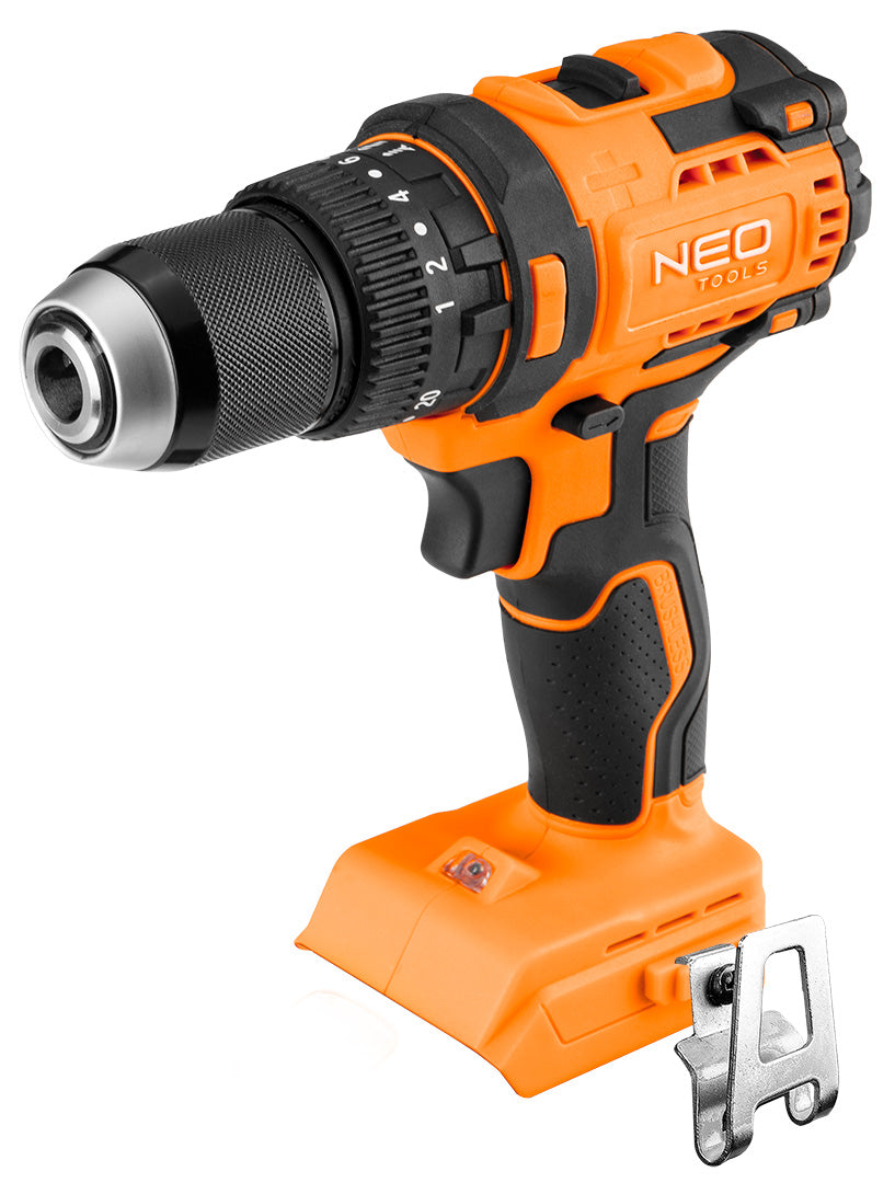 18 V bezkartáčová príklepová vŕtačka/šrotovník, 13 mm skľučovadlo, kompaktný, Energy+, bez akumulátora od NEO TOOLS nájdeš na naravis.sk