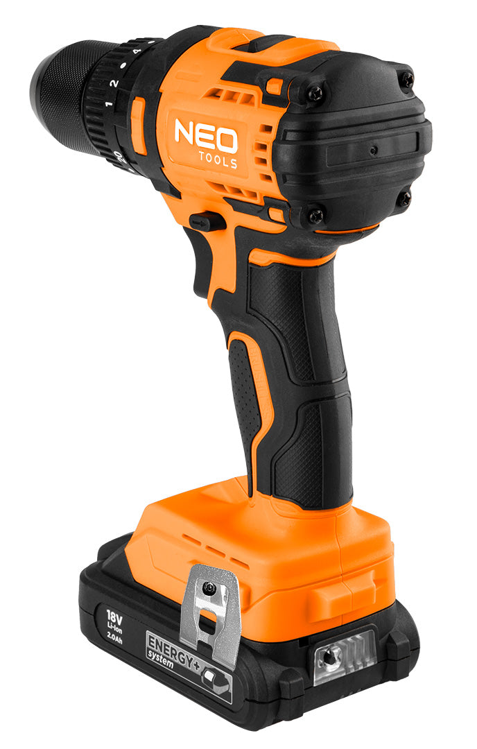 18 V bezkartáčová príklepová vŕtačka/šrotovník, 13 mm skľučovadlo, kompaktný, Energy+, bez akumulátora od NEO TOOLS nájdeš na naravis.sk