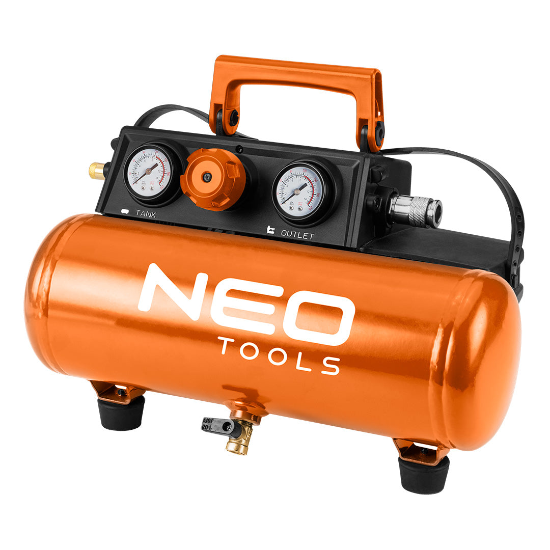Kompresor 8 bar 3,8 l, bez batérie od NEO TOOLS nájdeš na naravis.sk