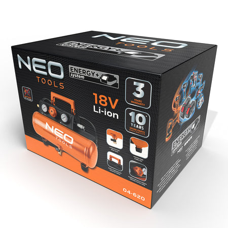 Kompresor 8 bar 3,8 l, bez batérie od NEO TOOLS nájdeš na naravis.sk