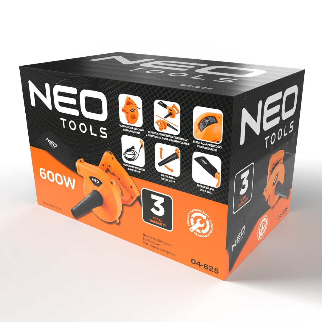 Dúchadlo 600 W od NEO TOOLS nájdeš na naravis.sk