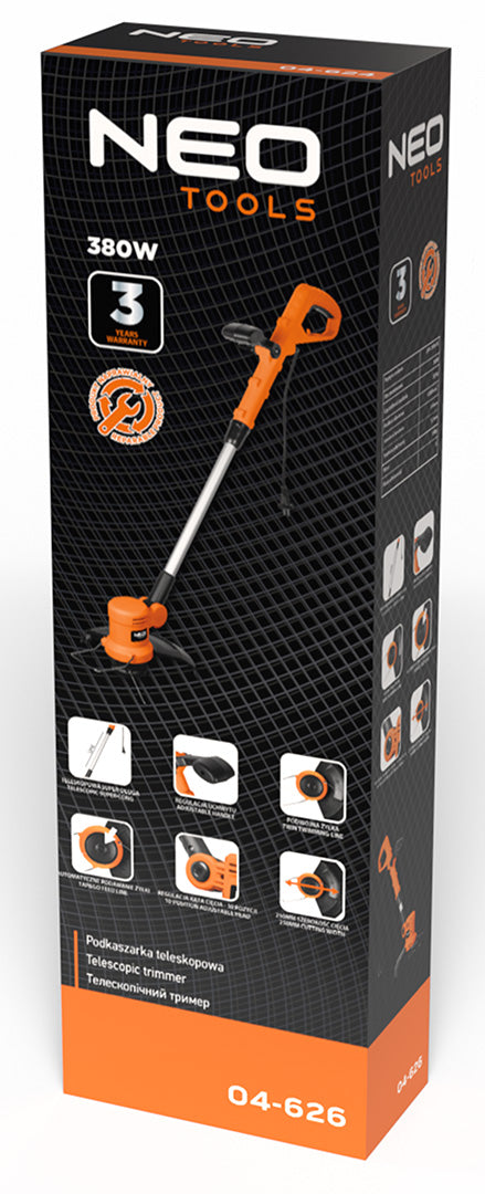 Teleskopický vyžínač 380W od NEO TOOLS nájdeš na naravis.sk