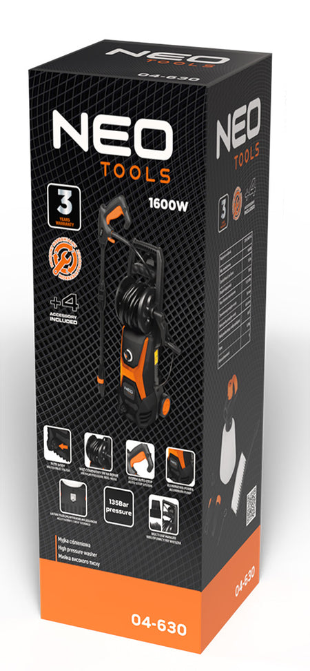 Tlaková umývačka 1600W od NEO TOOLS nájdeš na naravis.sk
