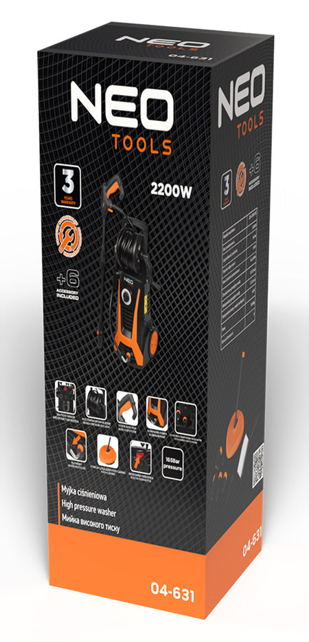 Tlaková umývačka 2200W od NEO TOOLS nájdeš na naravis.sk