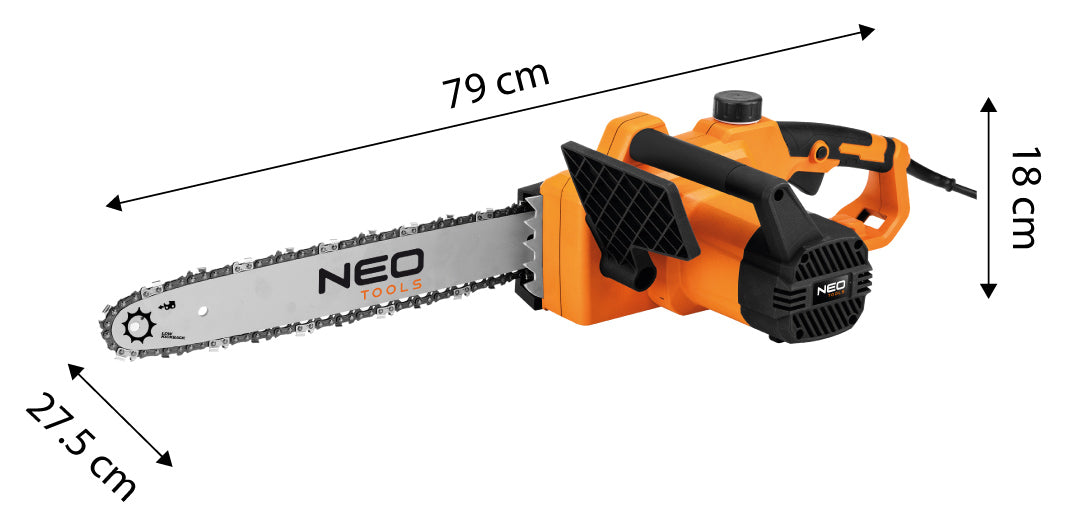 Reťazová píla 1800 W, lišta 405 mm od NEO TOOLS nájdeš na naravis.sk