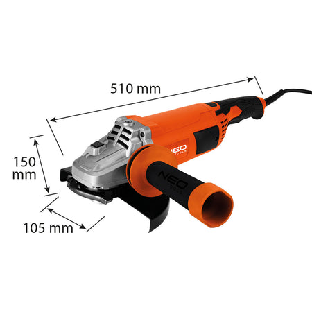 Uhlová brúska 3000W, 230mm od NEO TOOLS nájdeš na naravis.sk