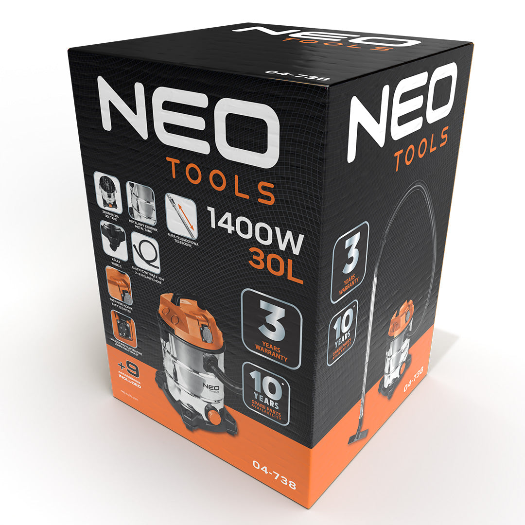 Hoover 1400W, 30l od NEO TOOLS nájdeš na naravis.sk
