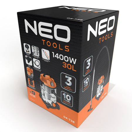 Hoover 1400W, 30l od NEO TOOLS nájdeš na naravis.sk