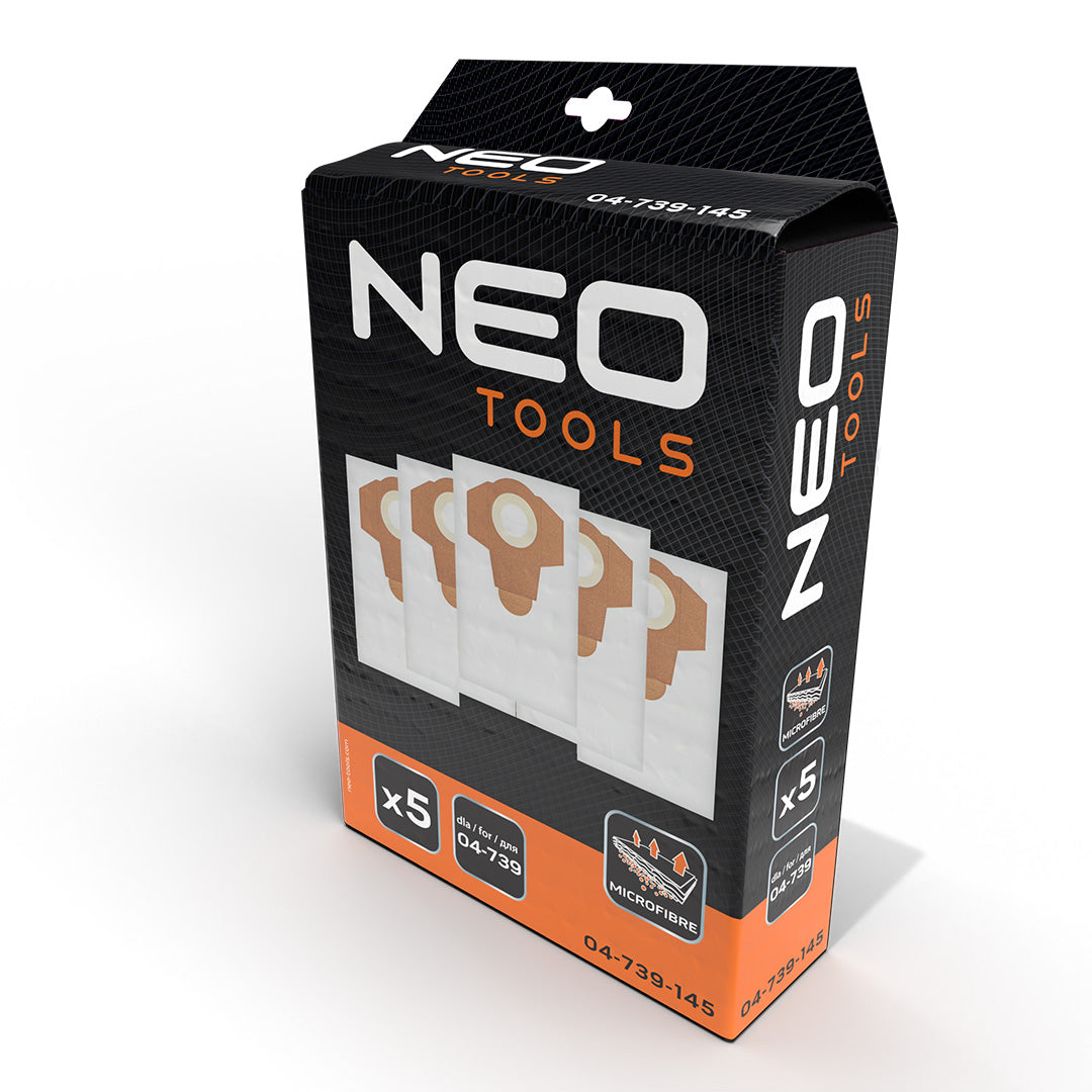 Vrecká Hoover 04-739, 5 kusov od NEO TOOLS nájdeš na naravis.sk
