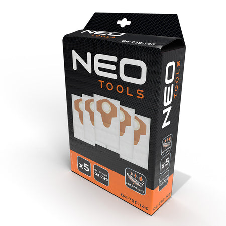 Vrecká Hoover 04-739, 5 kusov od NEO TOOLS nájdeš na naravis.sk