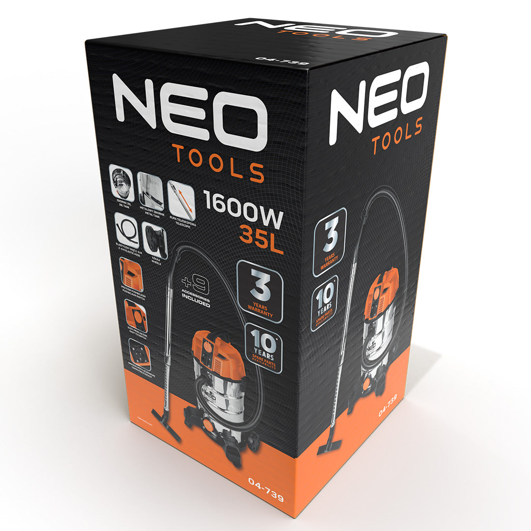 Hoover 1600W, 35l od NEO TOOLS nájdeš na naravis.sk