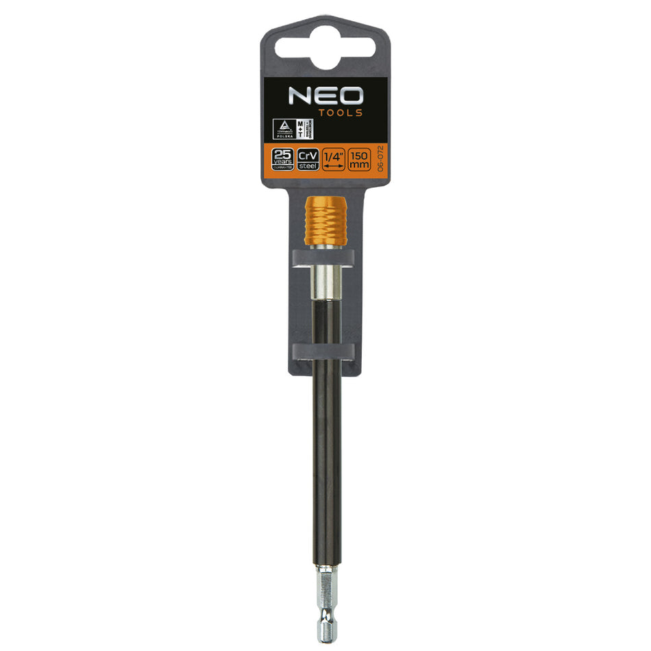 Nastavec na bity 1/4", 150 mm od NEO TOOLS nájdeš na naravis.sk