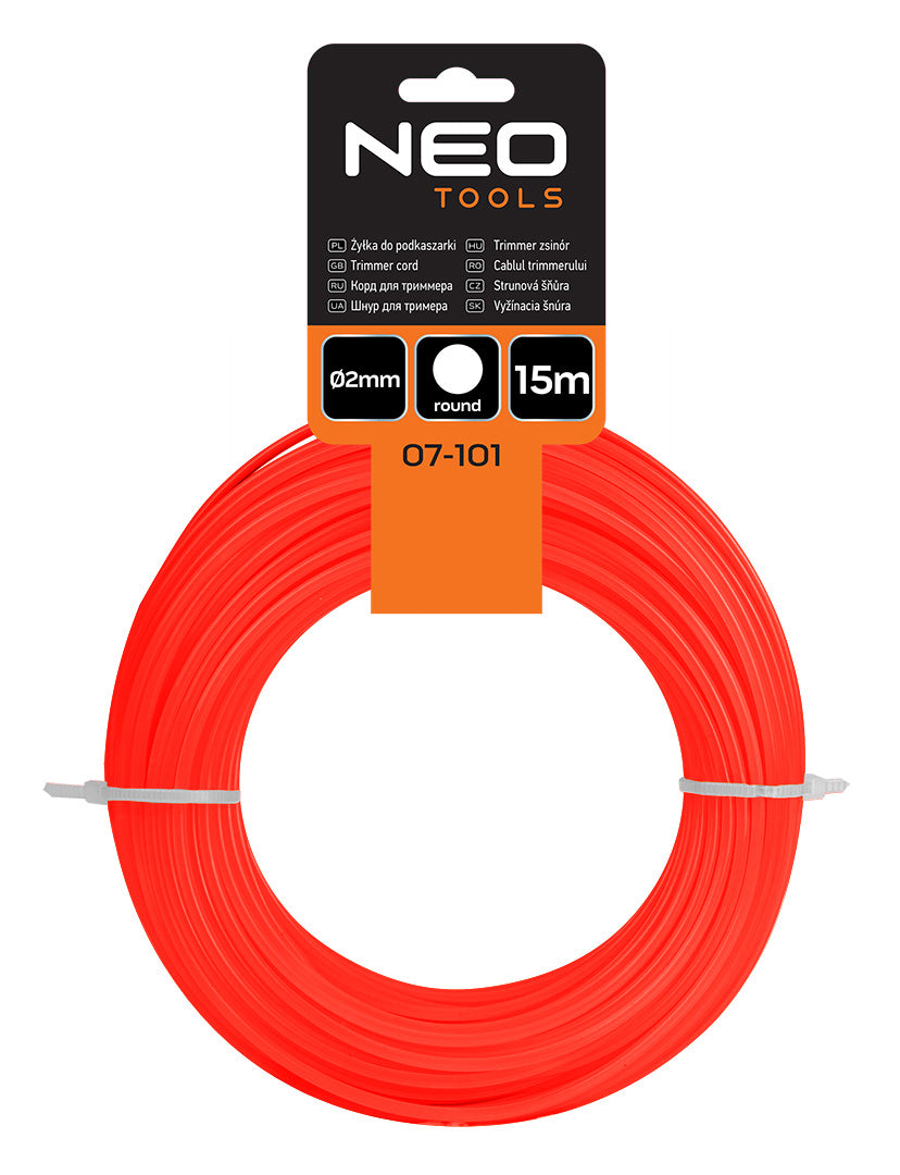 Strihacia šnúra s priemerom 2 mm, dĺžka 15 m od NEO TOOLS nájdeš na naravis.sk