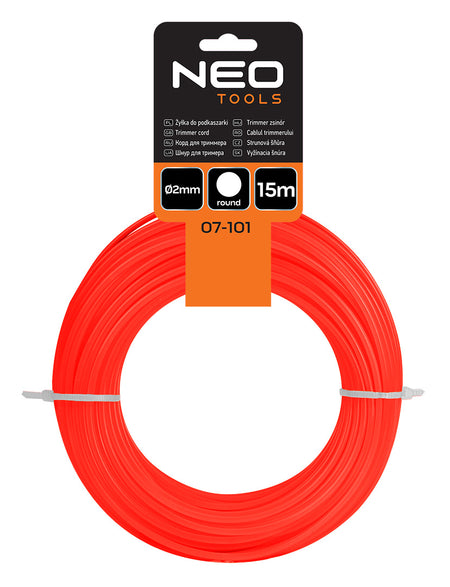 Strihacia šnúra s priemerom 2 mm, dĺžka 15 m od NEO TOOLS nájdeš na naravis.sk