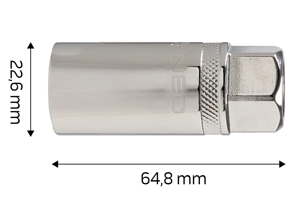 Sviečková gola hlavica 1/2", 16 mm od NEO TOOLS nájdeš na naravis.sk