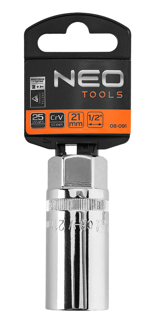 Sviečková gola hlavica 1/2", 21 mm od NEO TOOLS nájdeš na naravis.sk