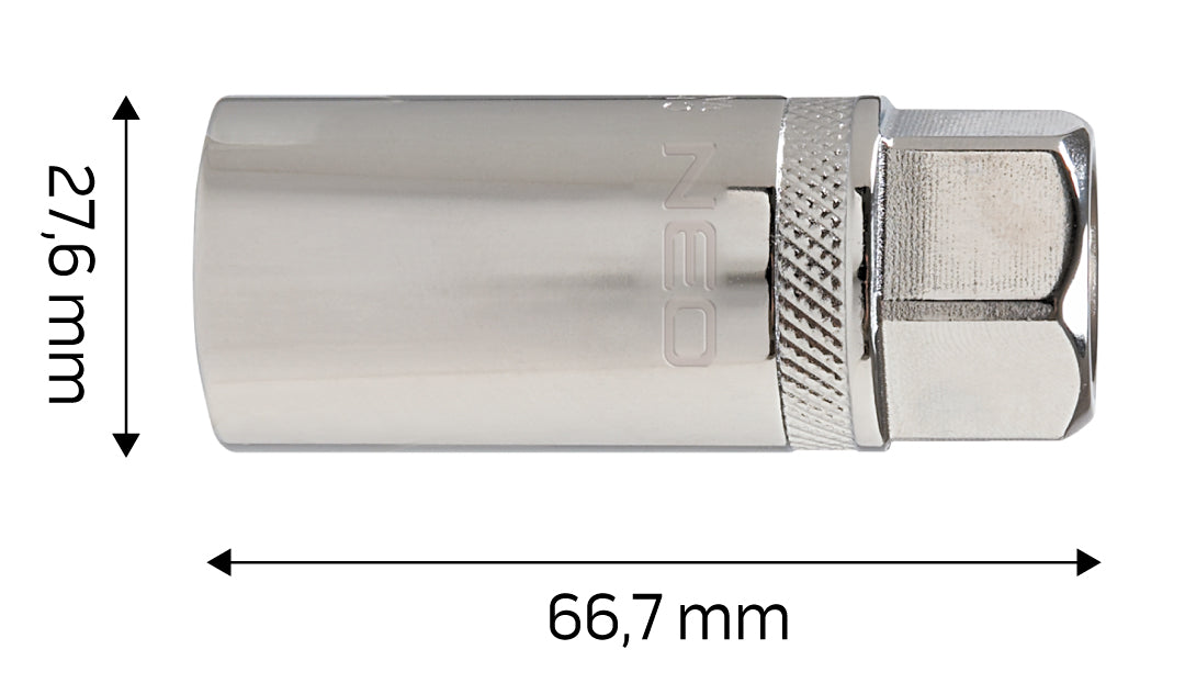 Sviečková gola hlavica 1/2", 21 mm od NEO TOOLS nájdeš na naravis.sk