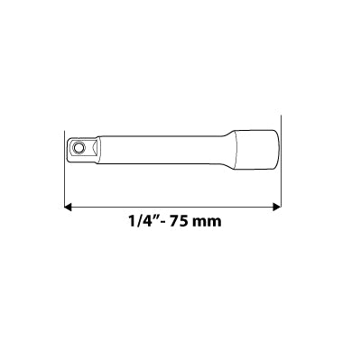 Nastavec gola 1/4", 75 mm od NEO TOOLS nájdeš na naravis.sk