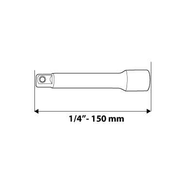 Nastavec gola 1/4", 150 mm od NEO TOOLS nájdeš na naravis.sk