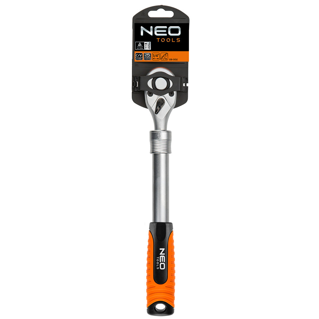 Nastaviteľná račňa 1/4", 150- 200 mm od NEO TOOLS nájdeš na naravis.sk