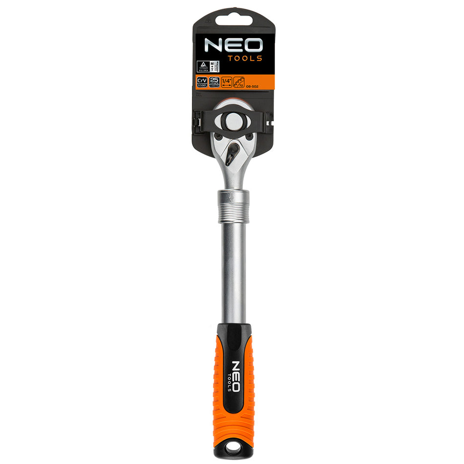 Nastaviteľná račňa 1/4", 150- 200 mm od NEO TOOLS nájdeš na naravis.sk