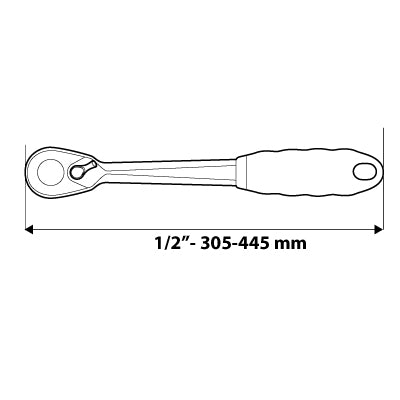 Račňa teleskopická 1/2", 305-445 mm od NEO TOOLS nájdeš na naravis.sk