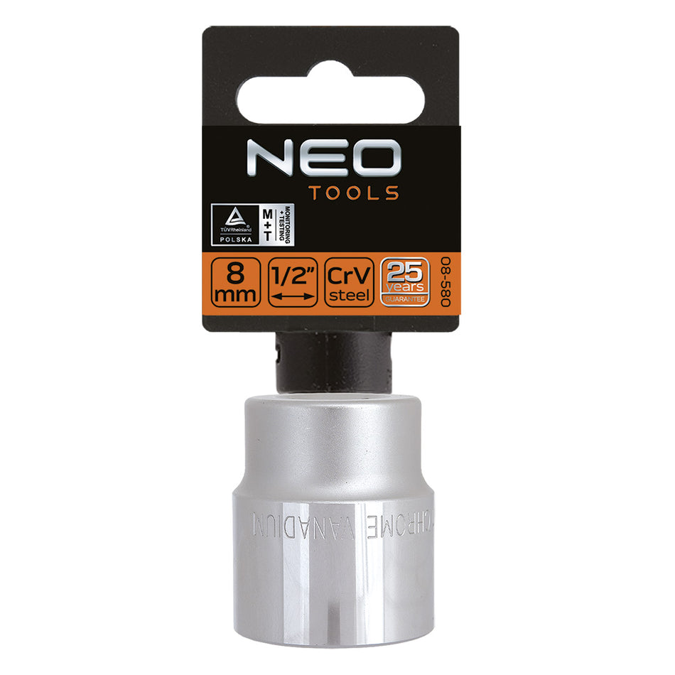 Gola hlavica 1/2", 8 mm od NEO TOOLS nájdeš na naravis.sk