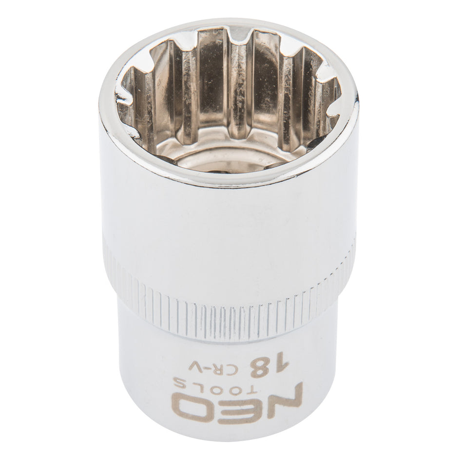 Gola hlavica 1/2", 18 mm od NEO TOOLS nájdeš na naravis.sk