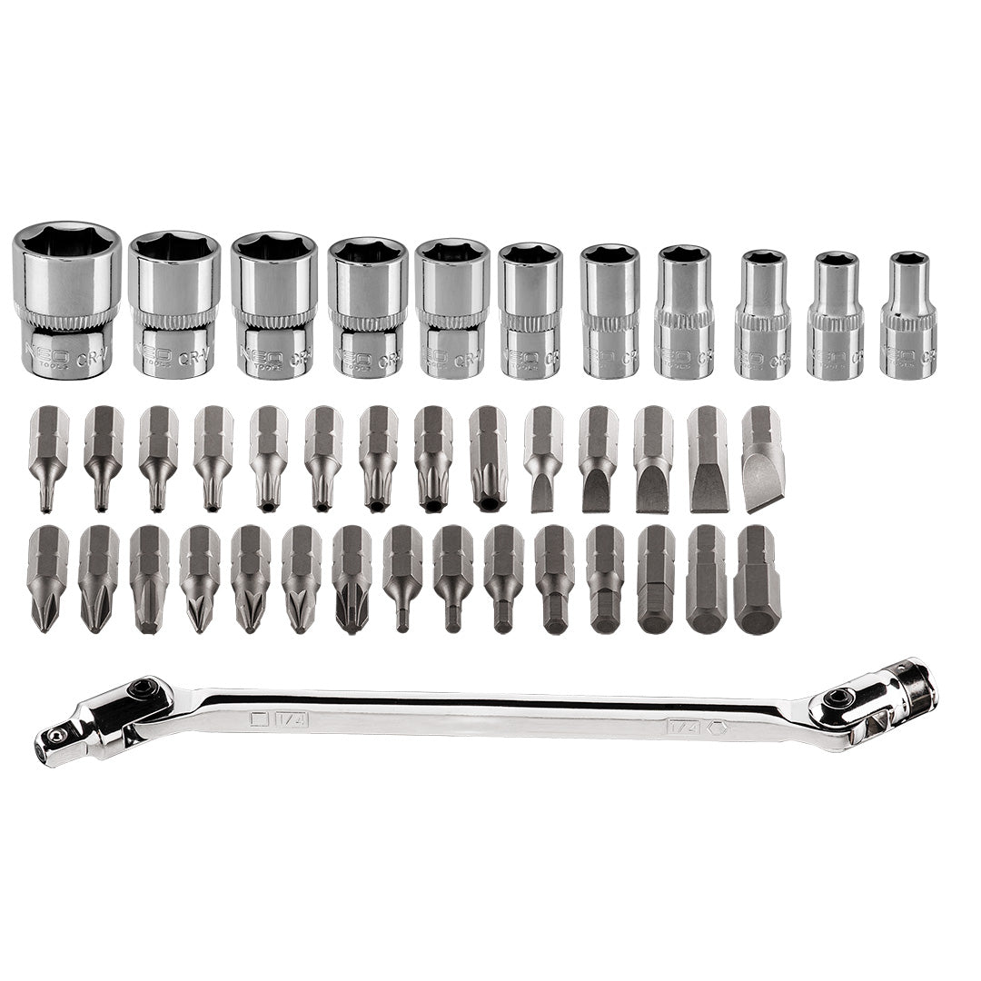 Gola sada 1/4", 41 ks sada od NEO TOOLS nájdeš na naravis.sk