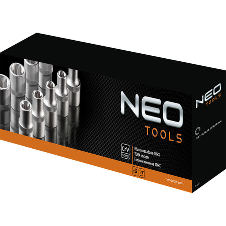 Nástrčný kľúč 1/2 "Torx sada 9 ks od NEO TOOLS nájdeš na naravis.sk