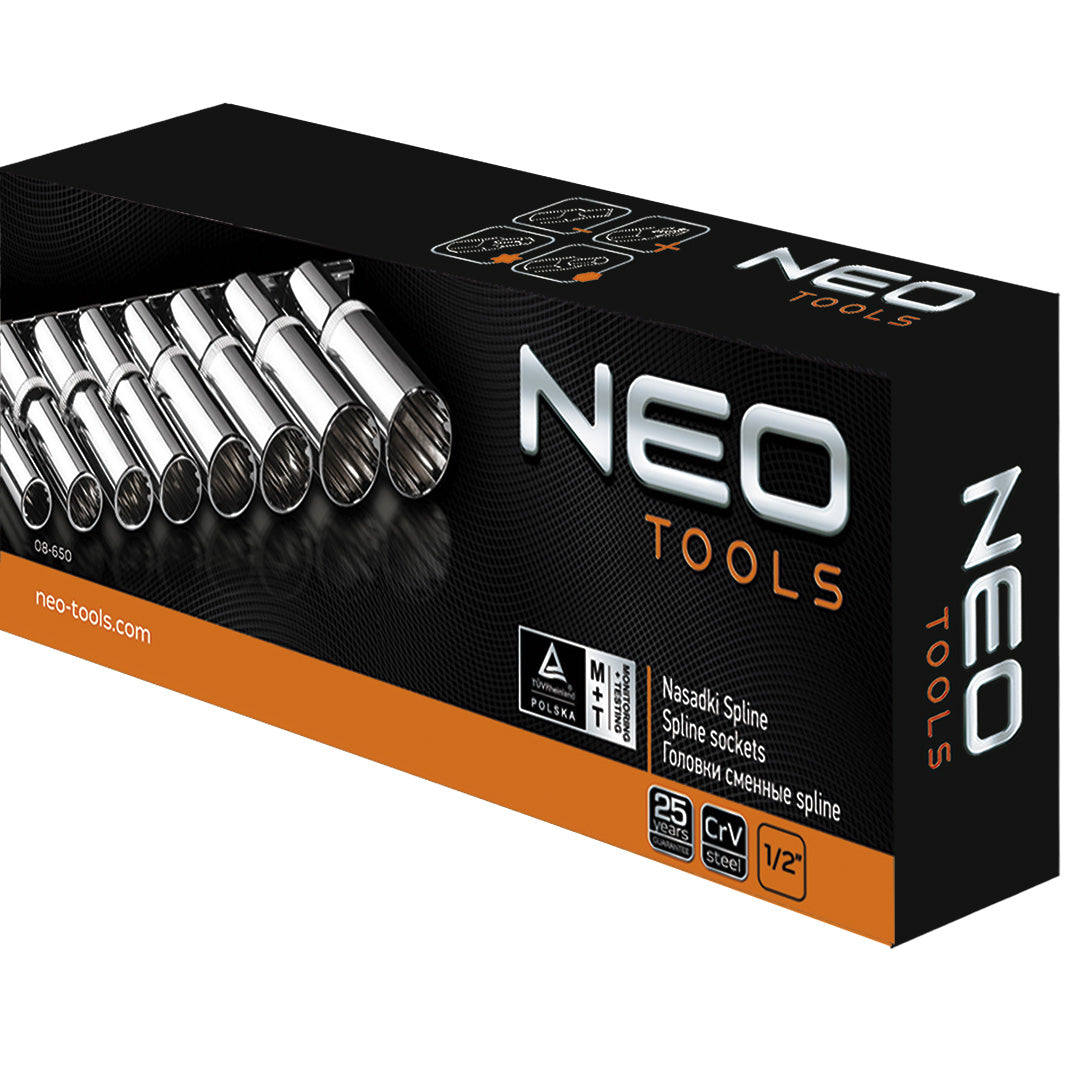 Gola sada 1/2", 8 ks sada od NEO TOOLS nájdeš na naravis.sk