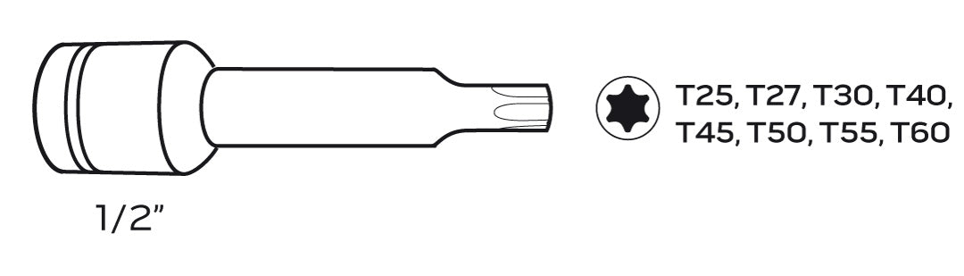 Kľúče Torx úderové , 1/2 "8 ks od NEO TOOLS nájdeš na naravis.sk