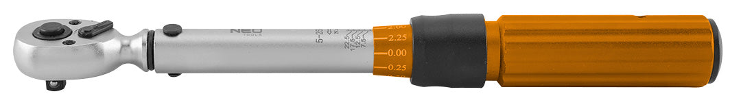 Momentový kľúč 1/4 ", 5-25 Nm, sada 21 ks od NEO TOOLS nájdeš na naravis.sk