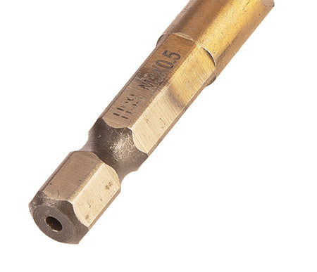 HSS TiN závitový vrták, M3x0,5 mm, Hex od NEO TOOLS nájdeš na naravis.sk