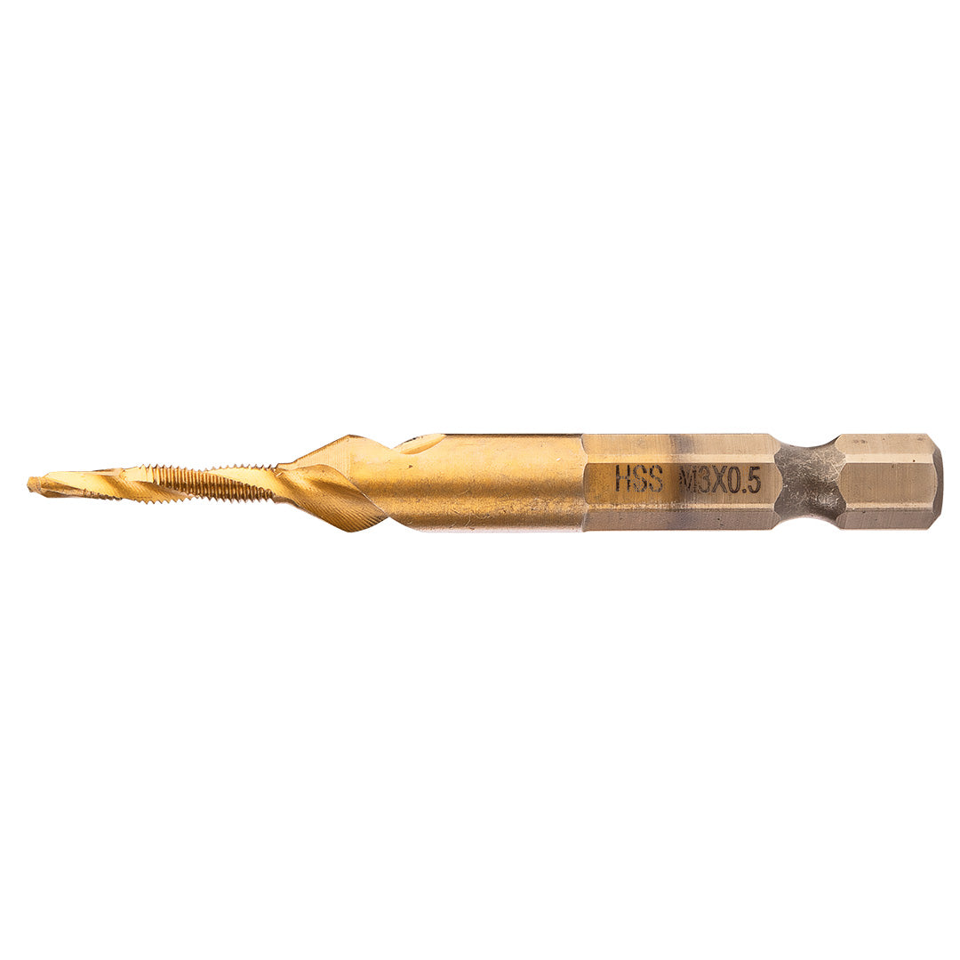 HSS TiN závitový vrták, M3x0,5 mm, Hex od NEO TOOLS nájdeš na naravis.sk