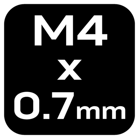 HSS TiN závitový vrták, M4x0,7 mm, Hex od NEO TOOLS nájdeš na naravis.sk
