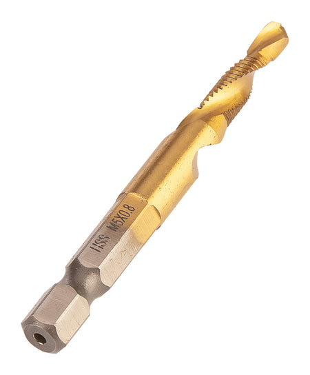 HSS TiN závitový vrták, M5x0,8 mm, šesťhranný od NEO TOOLS nájdeš na naravis.sk
