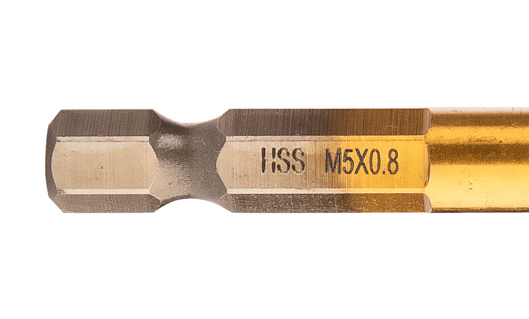 HSS TiN závitový vrták, M5x0,8 mm, šesťhranný od NEO TOOLS nájdeš na naravis.sk