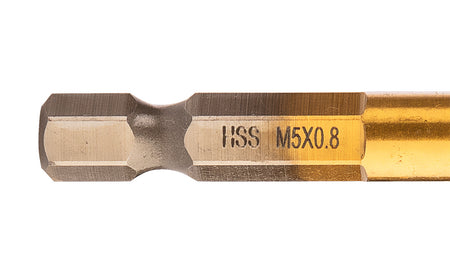 HSS TiN závitový vrták, M5x0,8 mm, šesťhranný od NEO TOOLS nájdeš na naravis.sk