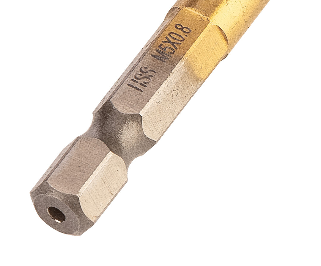 HSS TiN závitový vrták, M5x0,8 mm, šesťhranný od NEO TOOLS nájdeš na naravis.sk