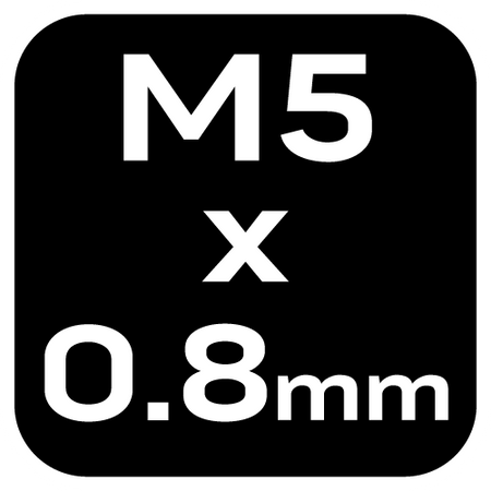HSS TiN závitový vrták, M5x0,8 mm, šesťhranný od NEO TOOLS nájdeš na naravis.sk