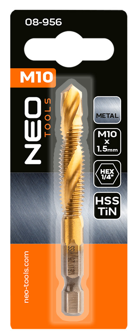 HSS TiN závitový vrták, M10x1,5 mm, Hex od NEO TOOLS nájdeš na naravis.sk