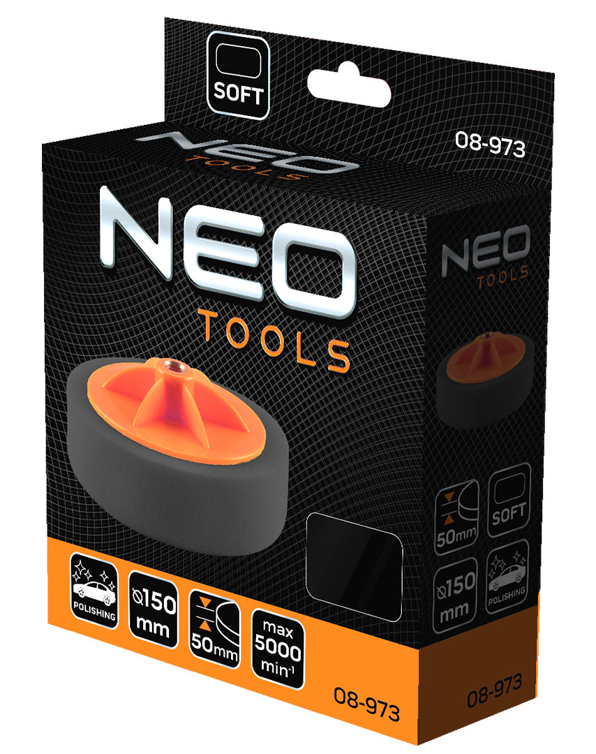 Leštiaca podložka 150 x 50 mm, mäkká špongia, M14 od NEO TOOLS nájdeš na naravis.sk