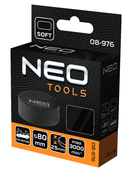Leštiaca podložka 80 x 25 mm, mäkká špongia od NEO TOOLS nájdeš na naravis.sk