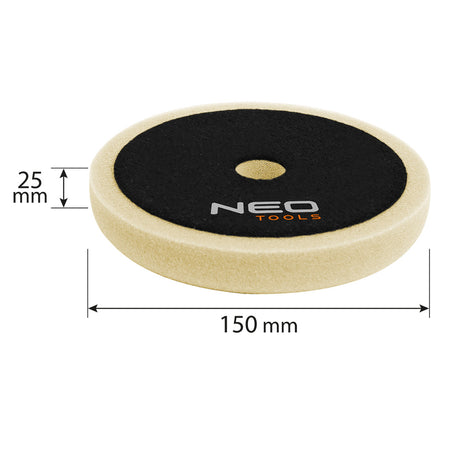 Leštiaca podložka 150 x 150 mm x 25 mm, brúsna špongia od NEO TOOLS nájdeš na naravis.sk